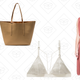 Farrow Cielo Dress, $58 | Nanci Tote, $34 | Lonely Lexi Softcup Bra, $42 | Farrow Wyeth Dress, $19